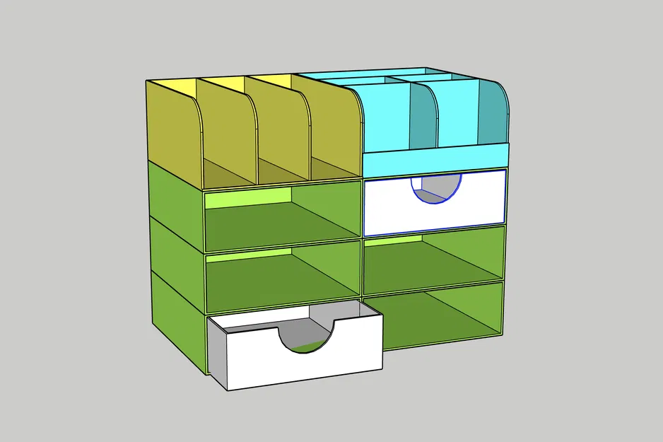 ORGANIZZATORE GT71 - Kệ Để Bàn Sức Chứa Lớn - Image 1