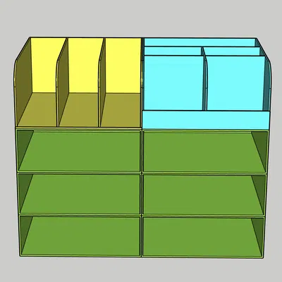 ORGANIZZATORE GT71 - Kệ Để Bàn Sức Chứa Lớn