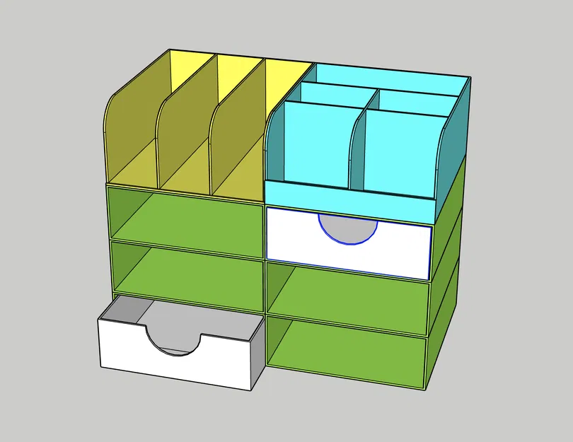 ORGANIZZATORE GT71 - Kệ Để Bàn Sức Chứa Lớn - Image 3