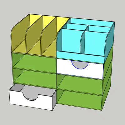 ORGANIZZATORE GT71 - Kệ Để Bàn Sức Chứa Lớn