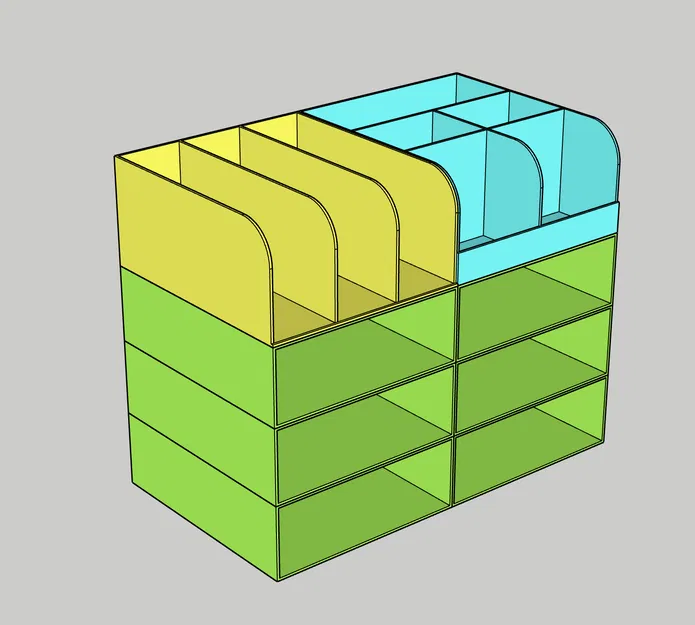 ORGANIZZATORE GT71 - Kệ Để Bàn Sức Chứa Lớn - Image 4