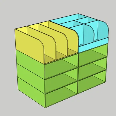ORGANIZZATORE GT71 - Kệ Để Bàn Sức Chứa Lớn