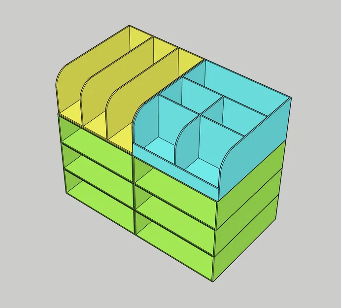 ORGANIZZATORE GT71 - Kệ Để Bàn Sức Chứa Lớn - Image 5