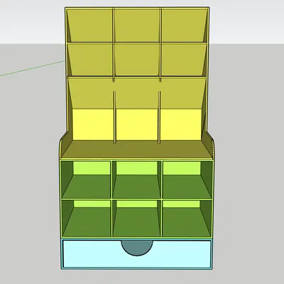 ORGANIZZATORE GT70 - Kệ Đa Năng Có Ngăn Kéo