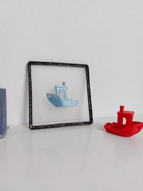 Tranh Treo Tường Thuyền Benchy 3D - Image 3