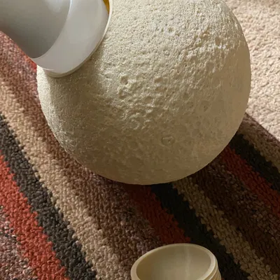 Đèn Mặt Trăng Lithophane với Đế Vặn Rộng