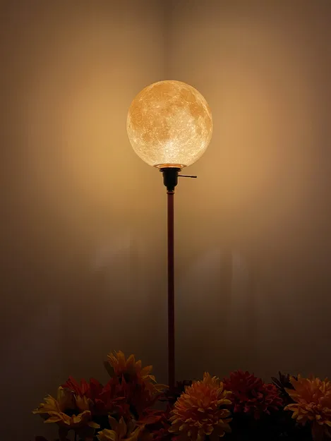 Đèn Mặt Trăng Lithophane với Đế Vặn Rộng - Image 9