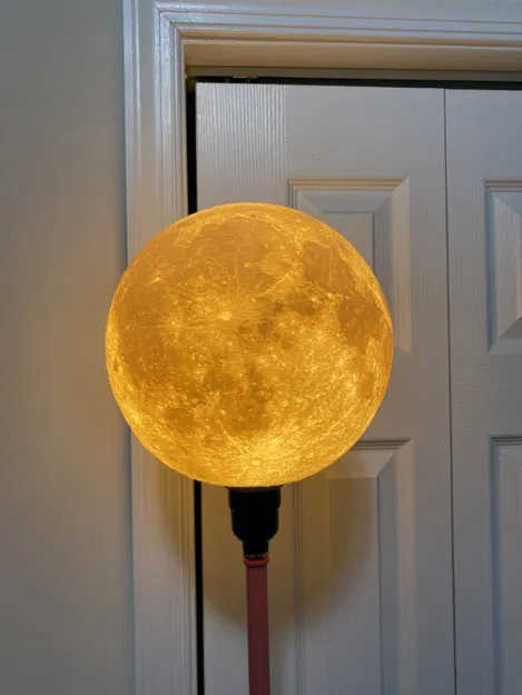 Đèn Mặt Trăng Lithophane với Đế Vặn Rộng - Image 11