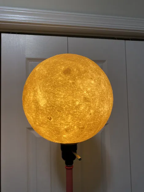 Đèn Mặt Trăng Lithophane với Đế Vặn Rộng - Image 12