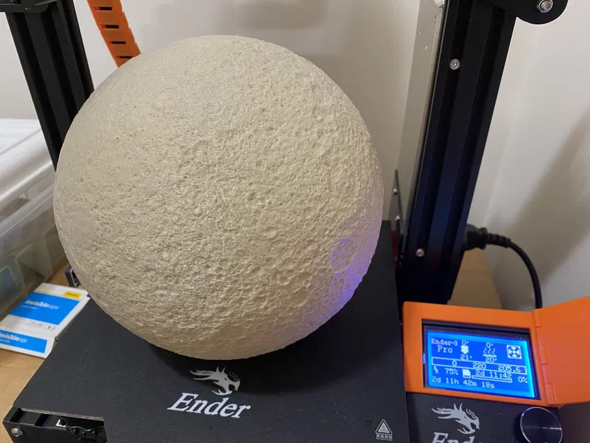 Đèn Mặt Trăng Lithophane với Đế Vặn Rộng - Image 16