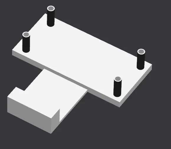 Giá đỡ cảm biến đo khoảng cách siêu âm HC-SR04 - Image 1