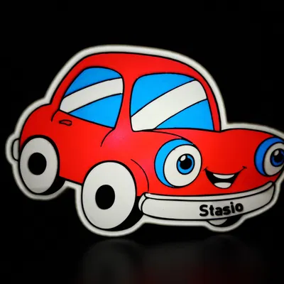 Hộp đèn xe hơi cho bé, đèn ngủ