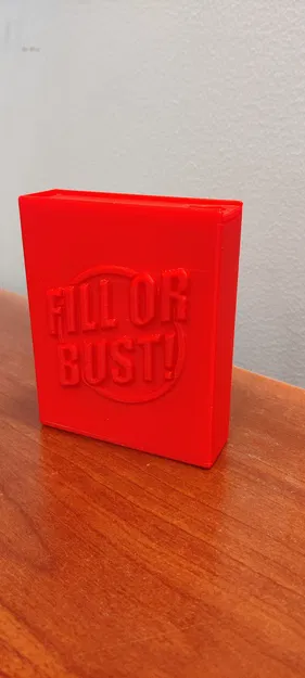 Hộp Đựng Bài & Xúc Xắc Game Fill or Bust - Image 1