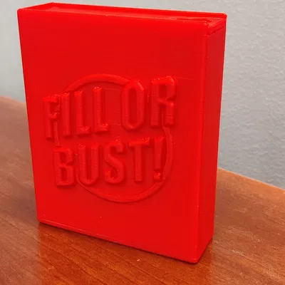 Hộp Đựng Bài & Xúc Xắc Game Fill or Bust