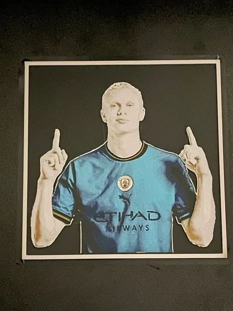 Erling Haaland - In Hình Hueforge - Image 1