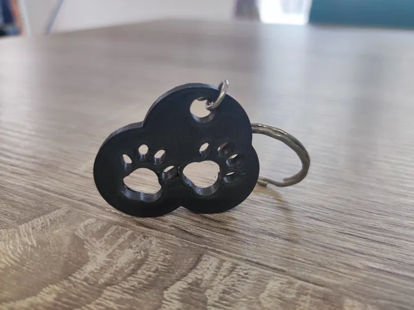 Móc khóa dấu chân chó - Image 2