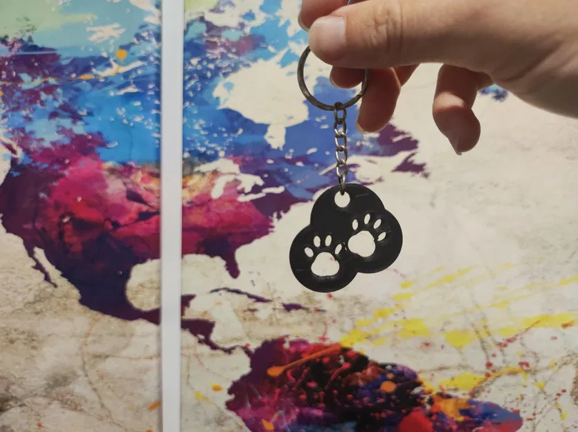 Móc khóa dấu chân chó - Image 4