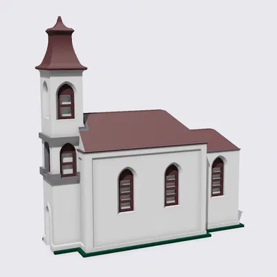 Nhà thờ nhỏ ở Vlčice - Czechia