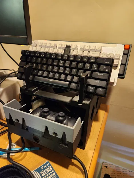 Kệ Trưng Bày Bàn Phím Có Hộc Chứa Đồ - Image 1