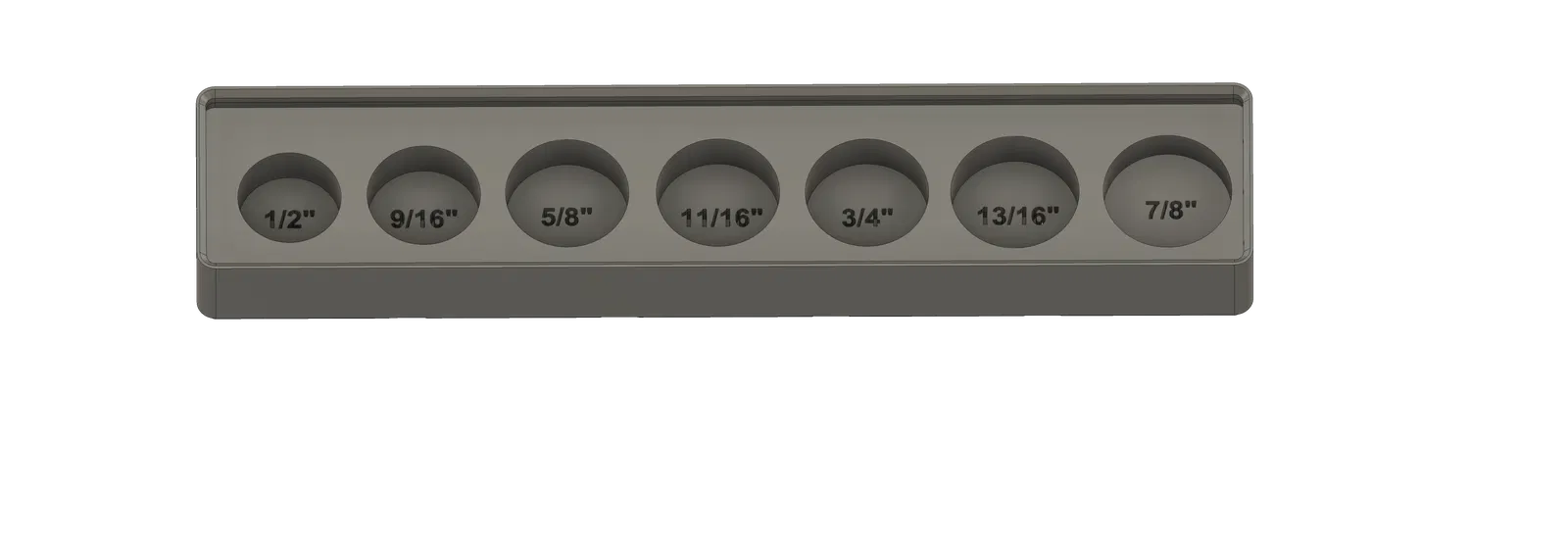 Gridfinity - Kệ Đựng Bộ Cờ Lê Wera SAE - Image 1