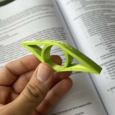 Dụng cụ giữ trang sách bằng ngón tay cái