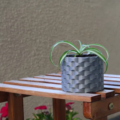 Chậu Cây Kiểu Dệt Weave Planter