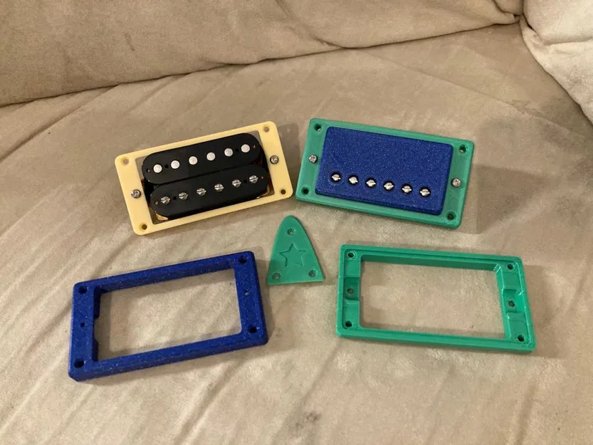 Chụp Humbucker (Khung có nắp gài cho pickup humbucker hở) - Image 1