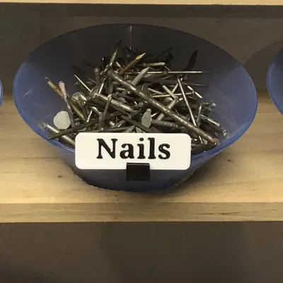 Kẹp và nhãn đựng đồ