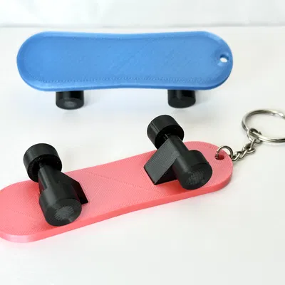 Ván Trượt Mini (Bo Góc, Móc Khóa, Remix)