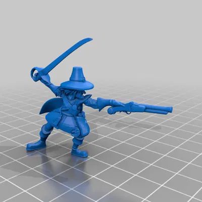 WHQ Witch Hunter - Mô Hình Cho Warhammer Quest