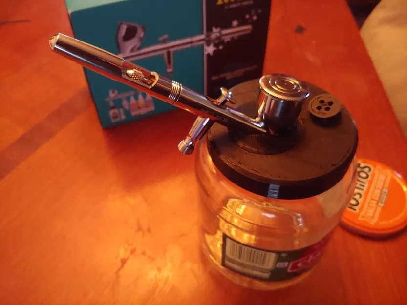 Phụ kiện nắp hũ rửa cọ Iwata Eclipse HP-CS - Image 1