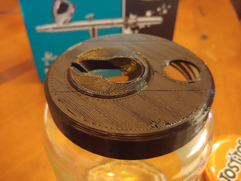 Phụ kiện nắp hũ rửa cọ Iwata Eclipse HP-CS - Image 2