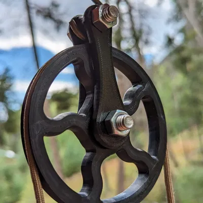 Hệ Thống Puli Trang Trí Dạng Module Dùng Dây Dù