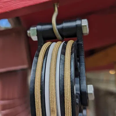 Hệ Thống Puli Trang Trí Dạng Module Dùng Dây Dù