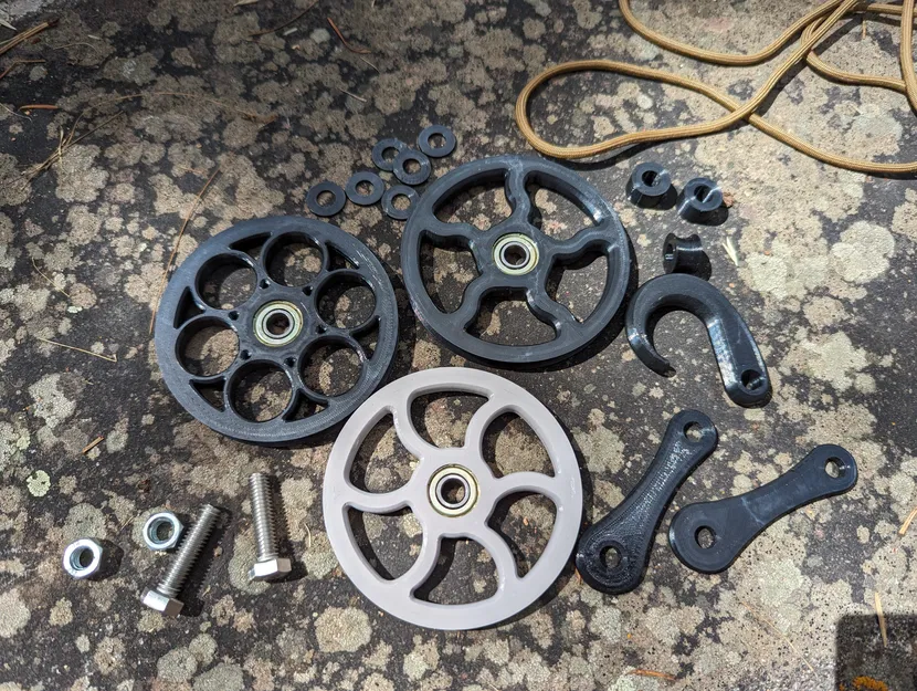 Hệ Thống Puli Trang Trí Dạng Module Dùng Dây Dù - Image 5