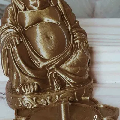 Chân Nến Tượng Phật (Mập) - Porta Incienso Buda(Gordo)