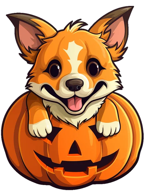 Mẫu In 3D: Pumpkin Spice Doggo - Nghệ Thuật Hueforge - Image 2