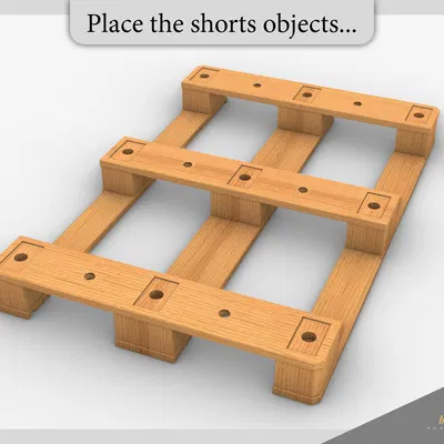 Palette EU 150x100 mm lắp sẵn