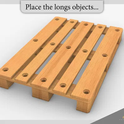 Palette EU 150x100 mm lắp sẵn