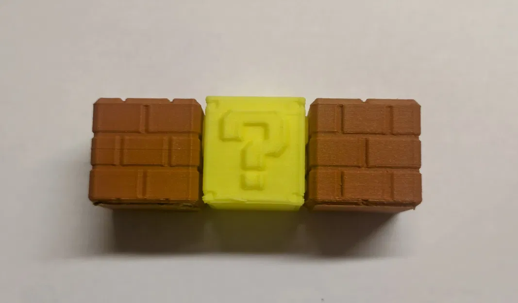 Mario Brick Calibration Cubes - Khối Lập Phương Hiệu Chuẩn Hình Gạch Mario - Image 1