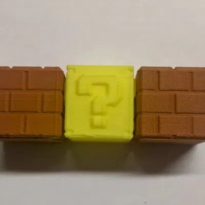 Mario Brick Calibration Cubes - Khối Lập Phương Hiệu Chuẩn Hình Gạch Mario