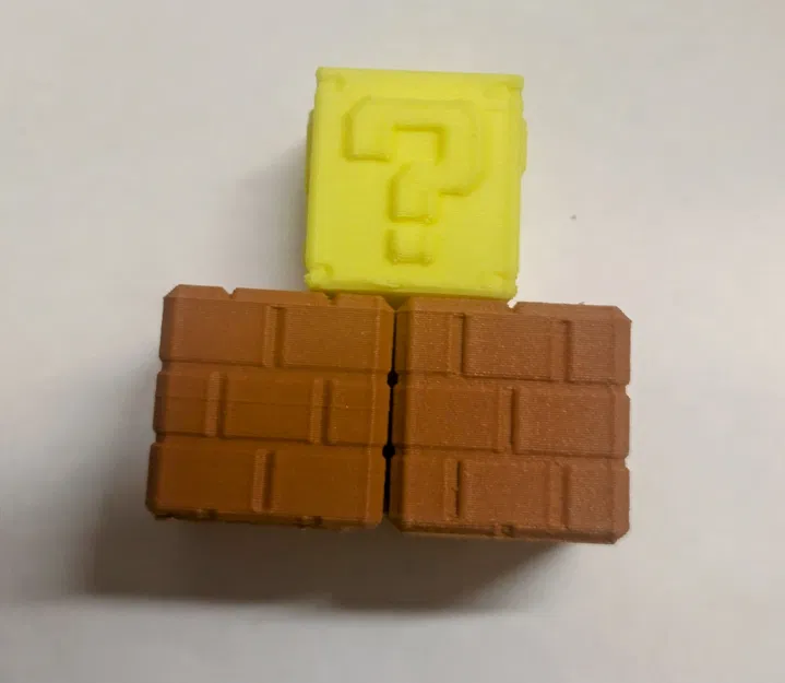 Mario Brick Calibration Cubes - Khối Lập Phương Hiệu Chuẩn Hình Gạch Mario - Image 2