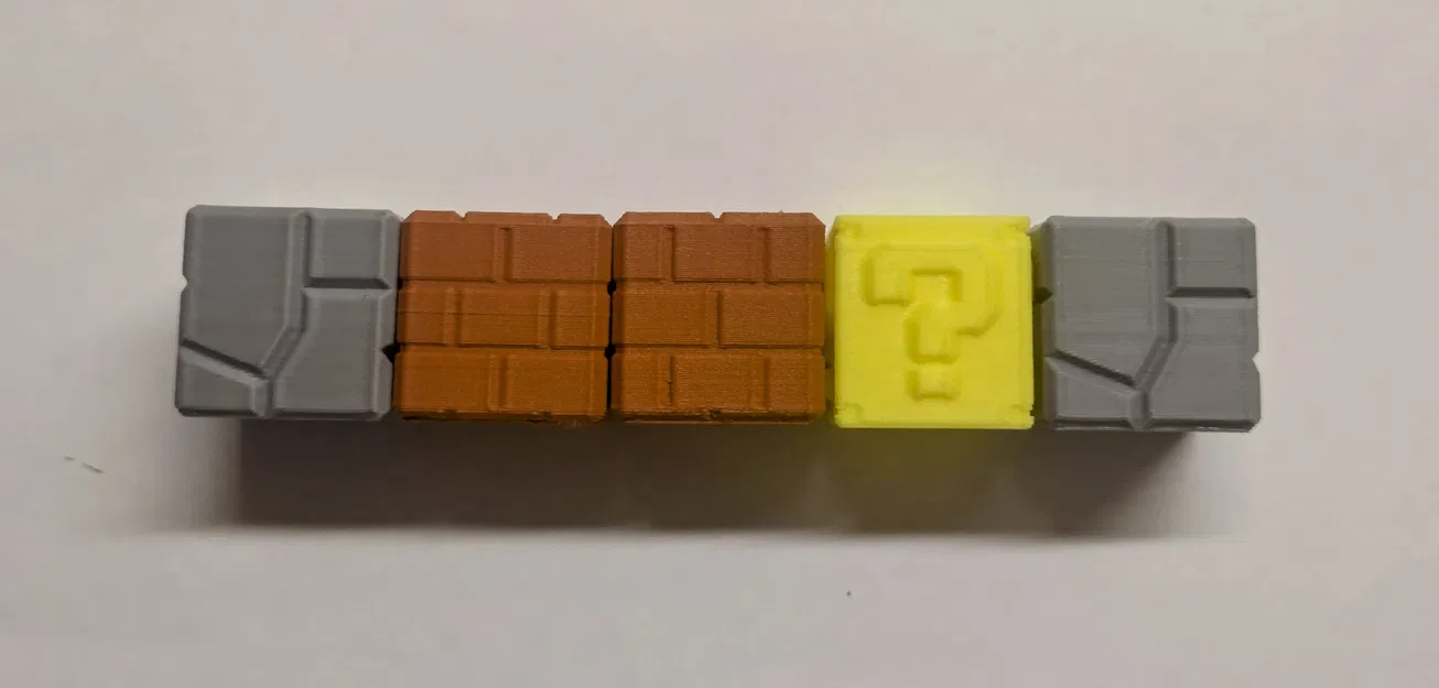 Mario Brick Calibration Cubes - Khối Lập Phương Hiệu Chuẩn Hình Gạch Mario - Image 3