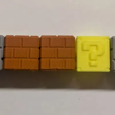 Mario Brick Calibration Cubes - Khối Lập Phương Hiệu Chuẩn Hình Gạch Mario