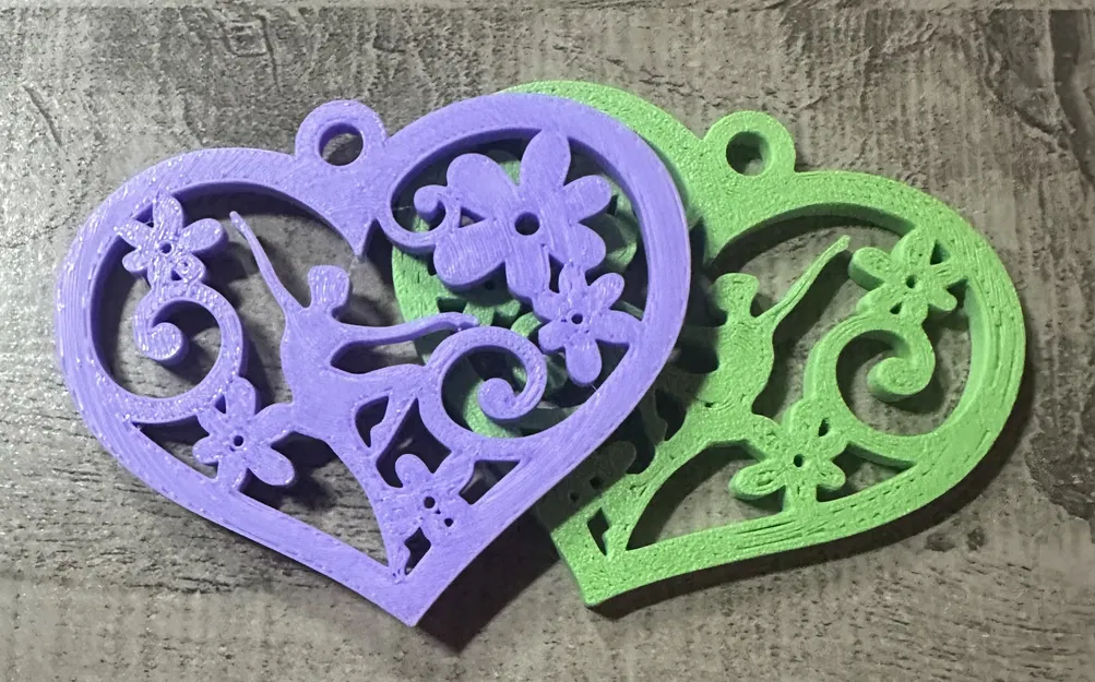 Móc Khóa Trái Tim Vũ Công - Thể Dục Dụng Cụ - Image 1