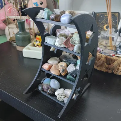 Kệ Trăng Khuyết Đựng Pha Lê