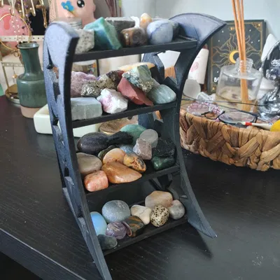 Kệ Trăng Khuyết Đựng Pha Lê