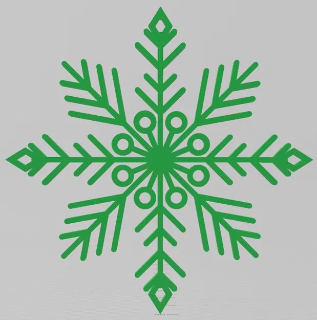 DỄ IN, BÔNG TUYẾT, ĐỒ TRANG TRÍ GIÁNG SINH 23, ĐỒ TRANG TRÍ - Image 1