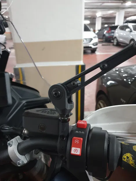 Giá đỡ gương gập Touratech có thể điều chỉnh, bộ phận có thể thay thế - Image 1