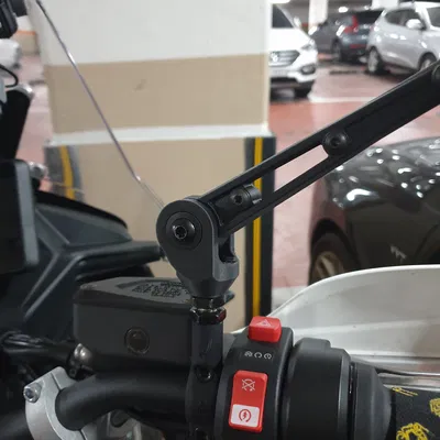 Giá đỡ gương gập Touratech có thể điều chỉnh, bộ phận có thể thay thế